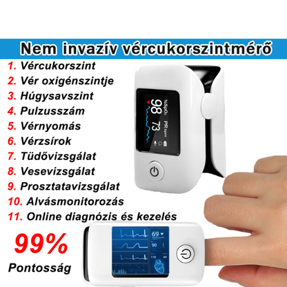 Multifunkciós vércukorszintmérő + elektronikus vérnyomásmérő – VÁSÁROLJ EGYET, ÉS KAPJ MÉG EGYET INGYEN