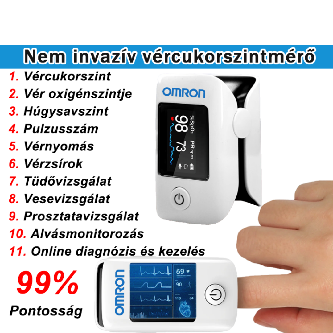 Multifunkciós vércukorszintmérő + elektronikus vérnyomásmérő – VÁSÁROLJ EGYET, ÉS KAPJ MÉG EGYET INGYEN
